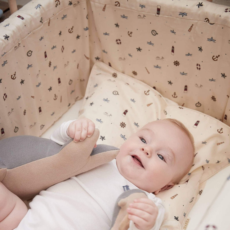 FILIBABBA Babybettwäsche GOTS – kleiner Seemann, 70 × 100 cm – weitere Produktansicht 4