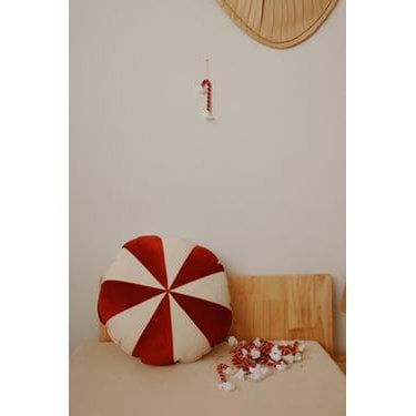 Samt-Candy-Kissen „Red Candy“