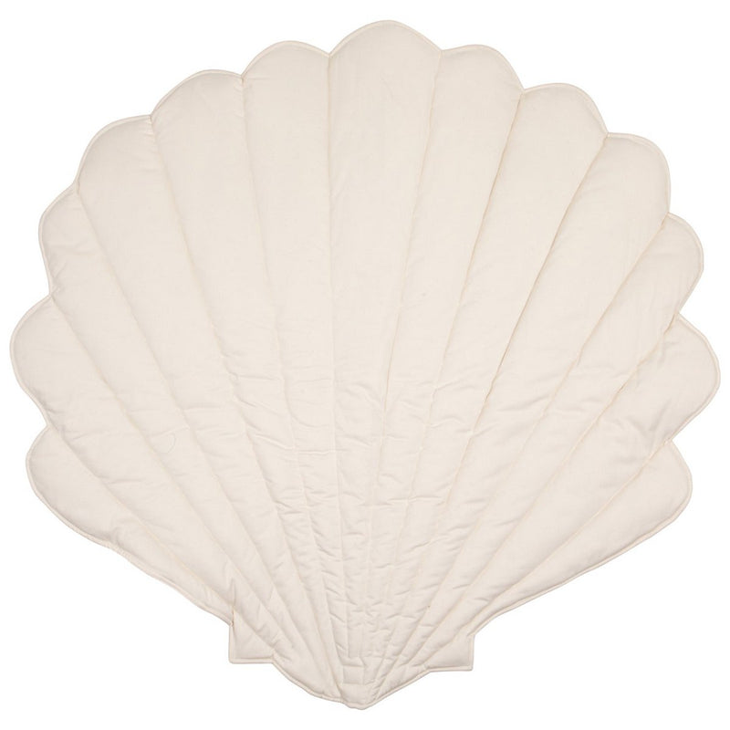 Leinen-Muschelspielmatte „Sand“