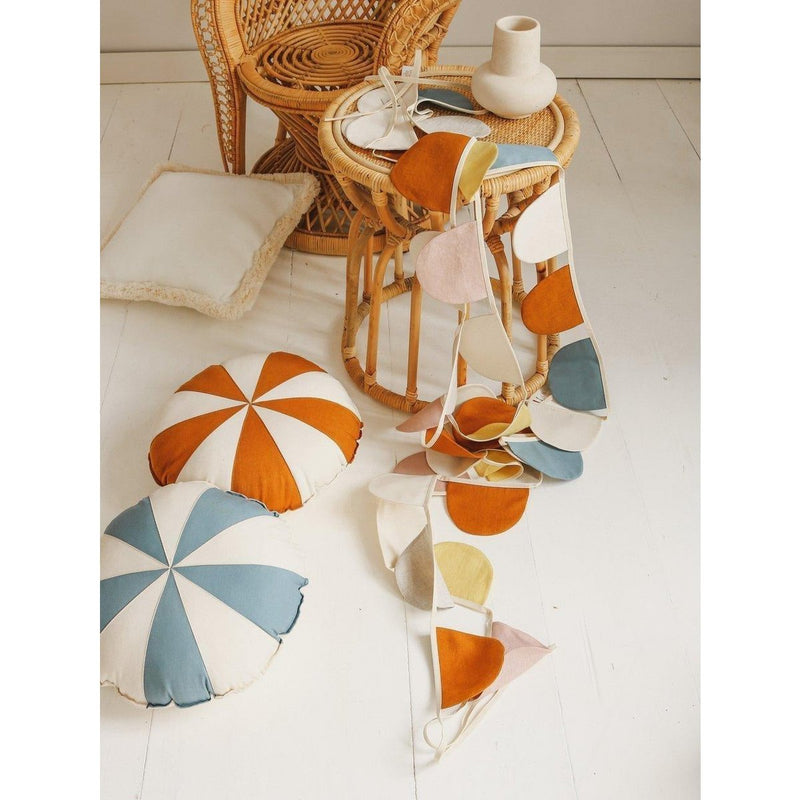 Patchwork-Kissen „Blue Candy“
