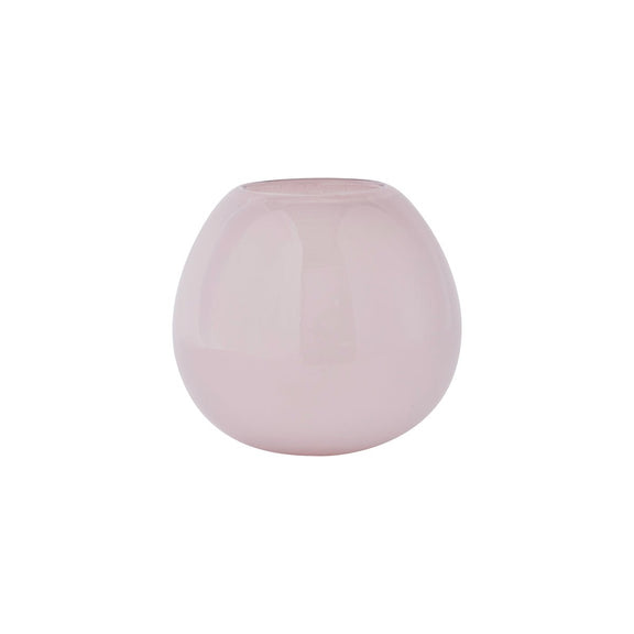 Lasi Vase – mittel – Rose – Ø25 × H21,5 cm von OYOY Living Design