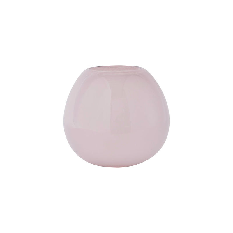 Lasi Vase – mittel – Rose – Ø25 × H21,5 cm von OYOY Living Design
