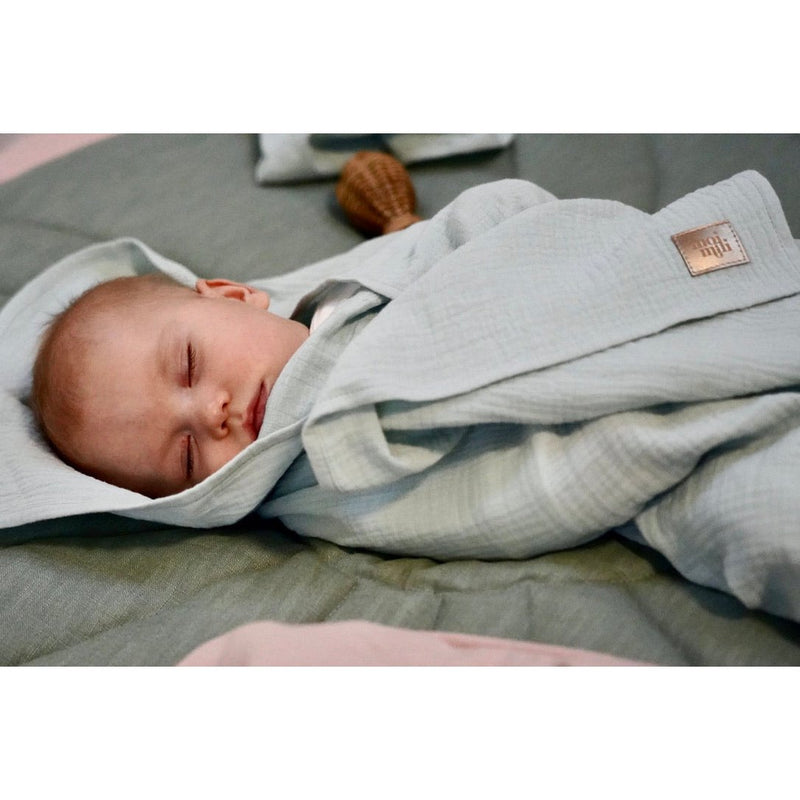 Musselin-Wickeldecke „Soft Mint“