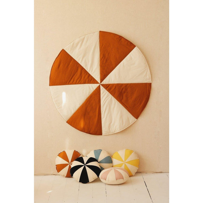 Runde Patchwork-Matte „Caramel Candy“
