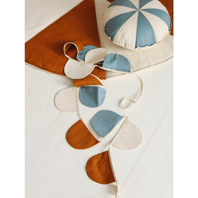 Patchwork-Kissen „Blue Candy“