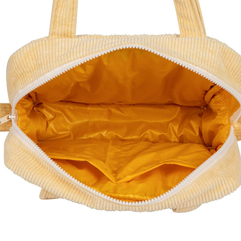 Cord-Kosmetiktasche „Butter Yellow“