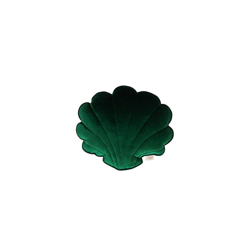 Samt-Muschelkissen „Emerald Pearl“