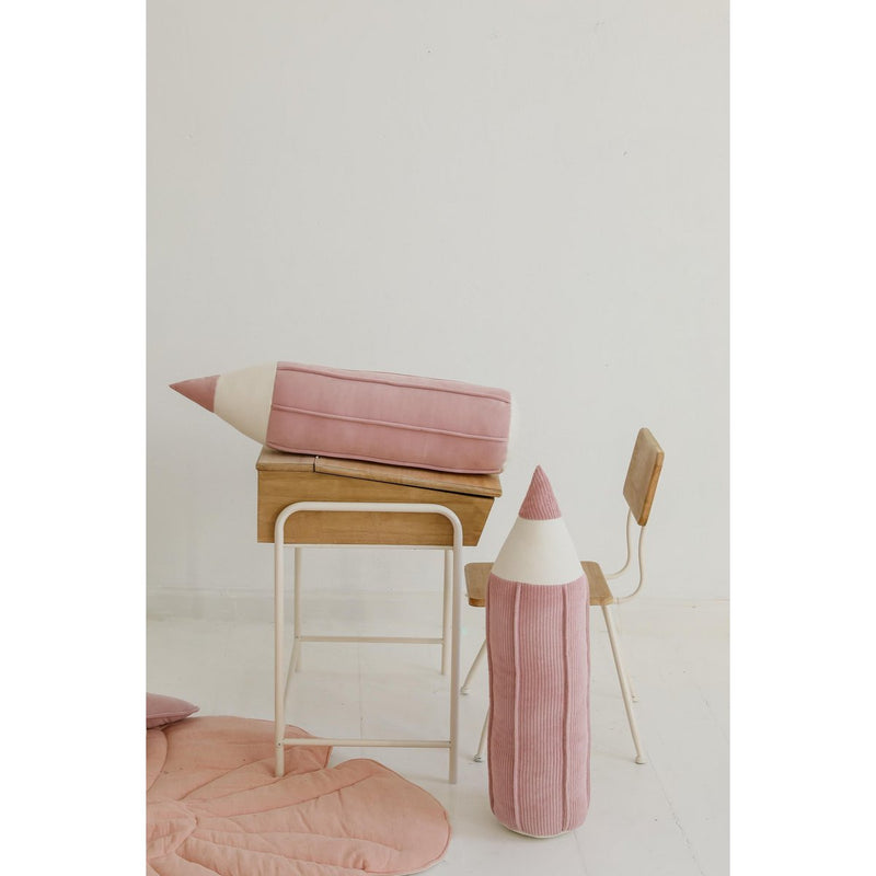 Cord-Buntstiftkissen „Pink“
