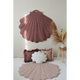 Leinen-Muschelmatte „Marsala“