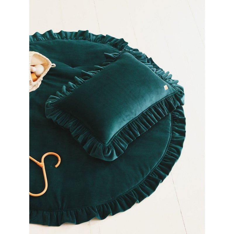 Samt-Spielmatte „Emerald“ mit Rüschen