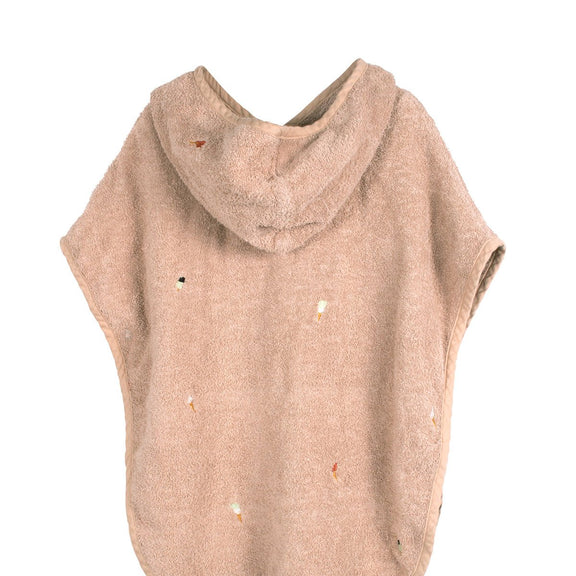 FILIBABBA Bestickter Strandponcho GOTS – Frappé – weitere Produktansicht 2