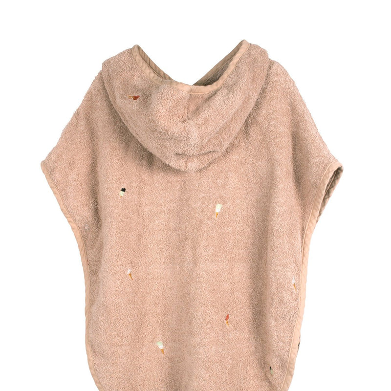 FILIBABBA Bestickter Strandponcho GOTS – Frappé – weitere Produktansicht 2