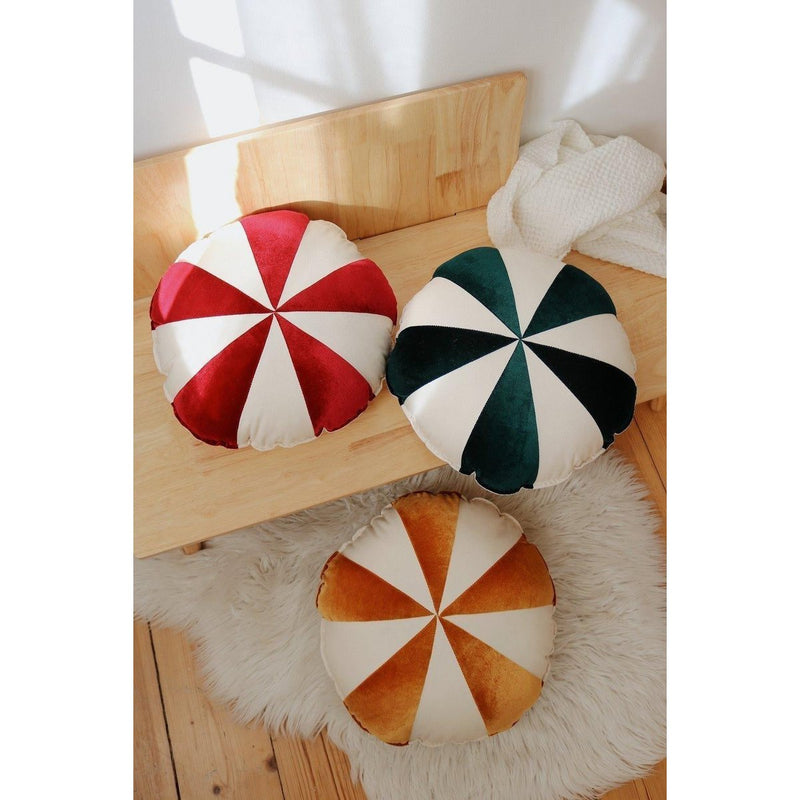 Samt-Candy-Kissen „Red Candy“