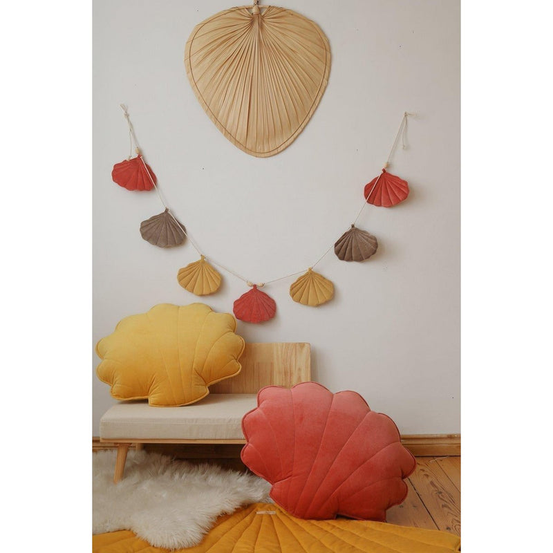 Samt-Muschelkissen „Honey“