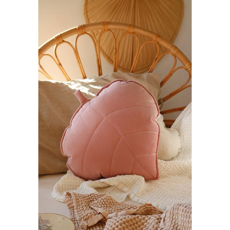 Samt-Blattkissen „Soft Rose“