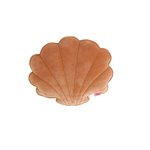 Moi Mili Samt-Muschelkissen „Caramel“ – Produktfoto 2