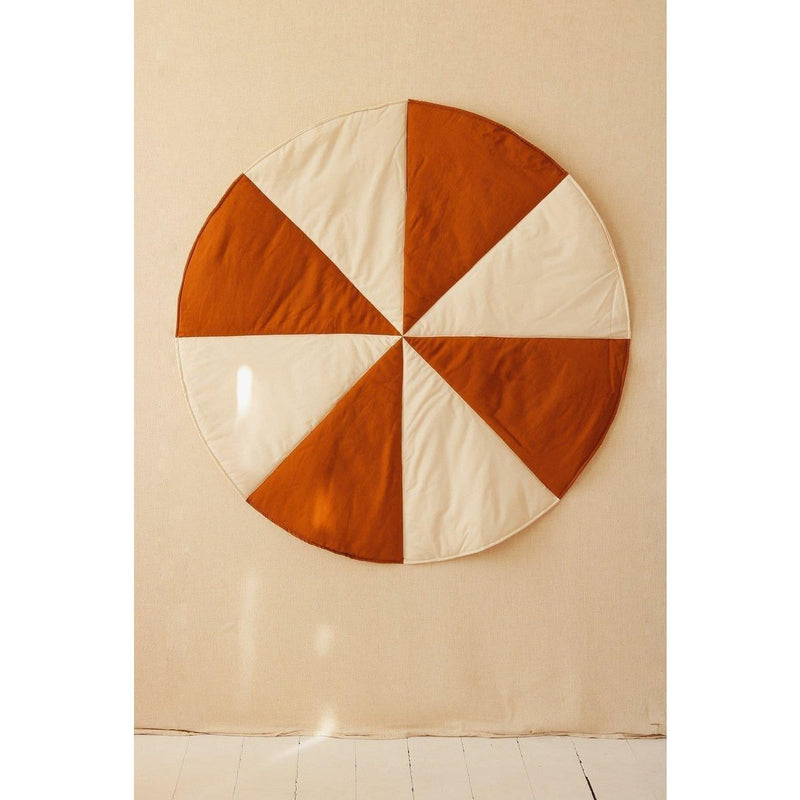 Runde Patchwork-Matte „Caramel Candy“