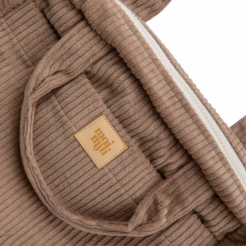 Kosmetiktasche „Latte“ – Baumwoll-Cord, groß
