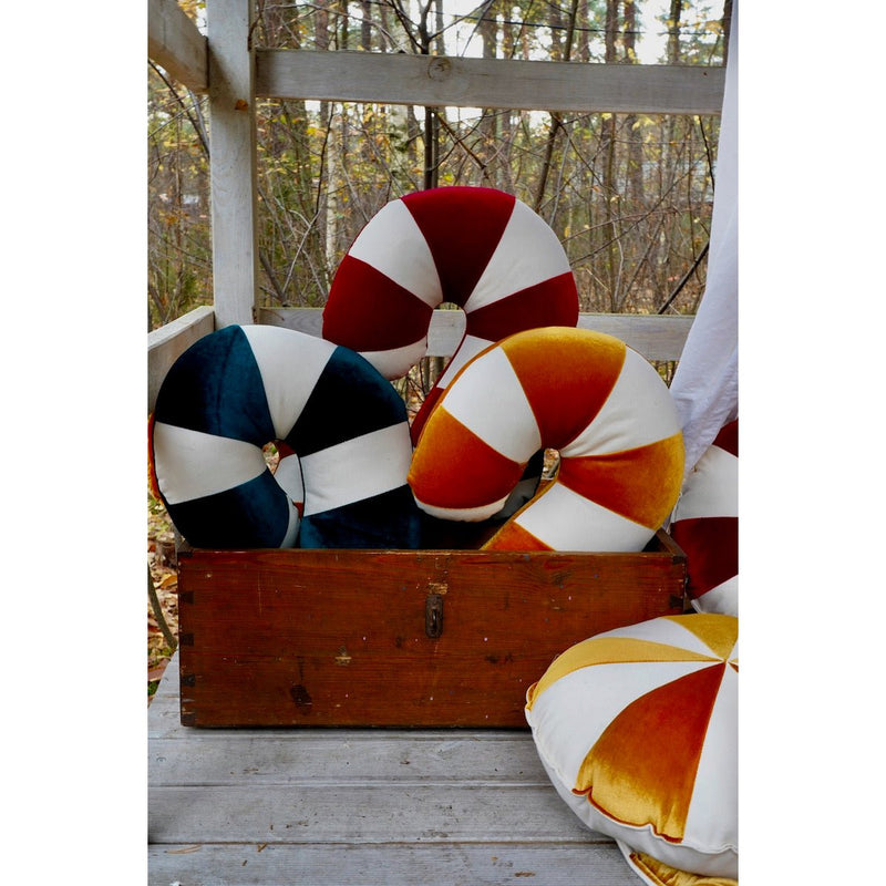 „Gold Lollipop“ Patchwork-Kissen