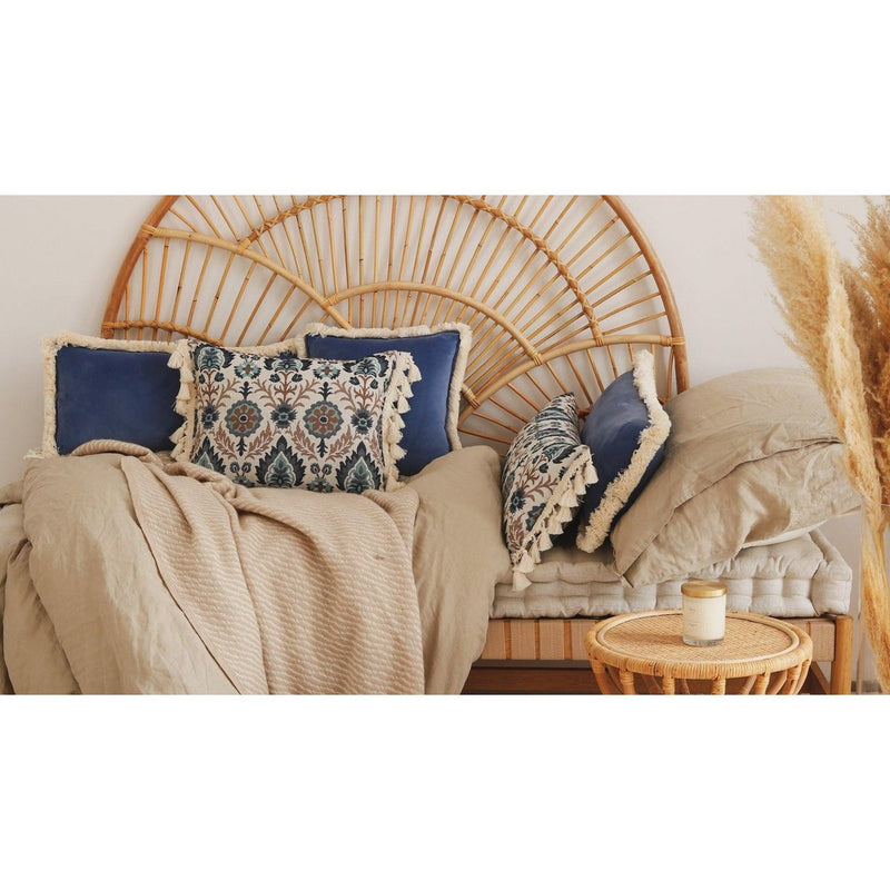 Boho-Kissen „Blue Istanbul“