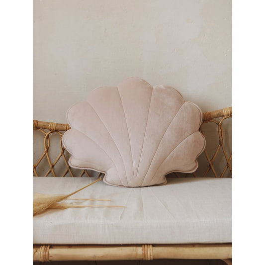 Moi Mili Samt-Muschelkissen „Latte“ – Produktfoto 2