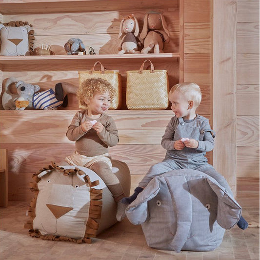 Erik Elefant Sitzsack – H38 × L50 × B32 cm von OYOY MINI – weitere Produktansicht 2