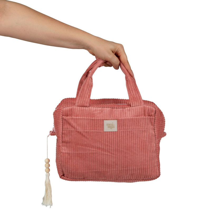 Cord-Kosmetiktasche „Coral“