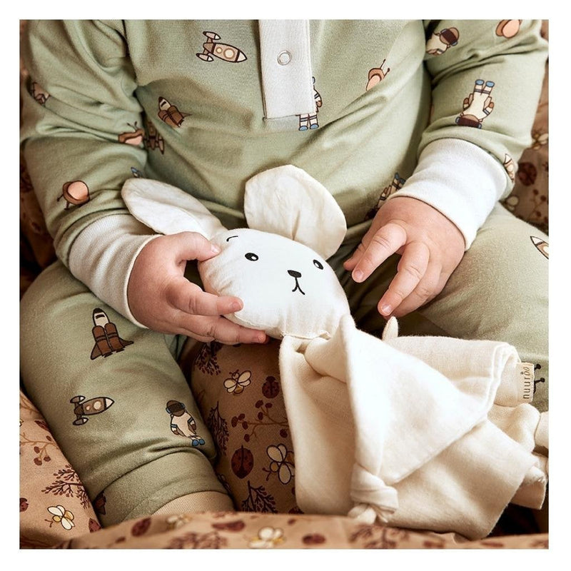 Weitere Ansicht von Kuscheltuch „Arie Bunny“ – Creme aus Bio-Baumwolle