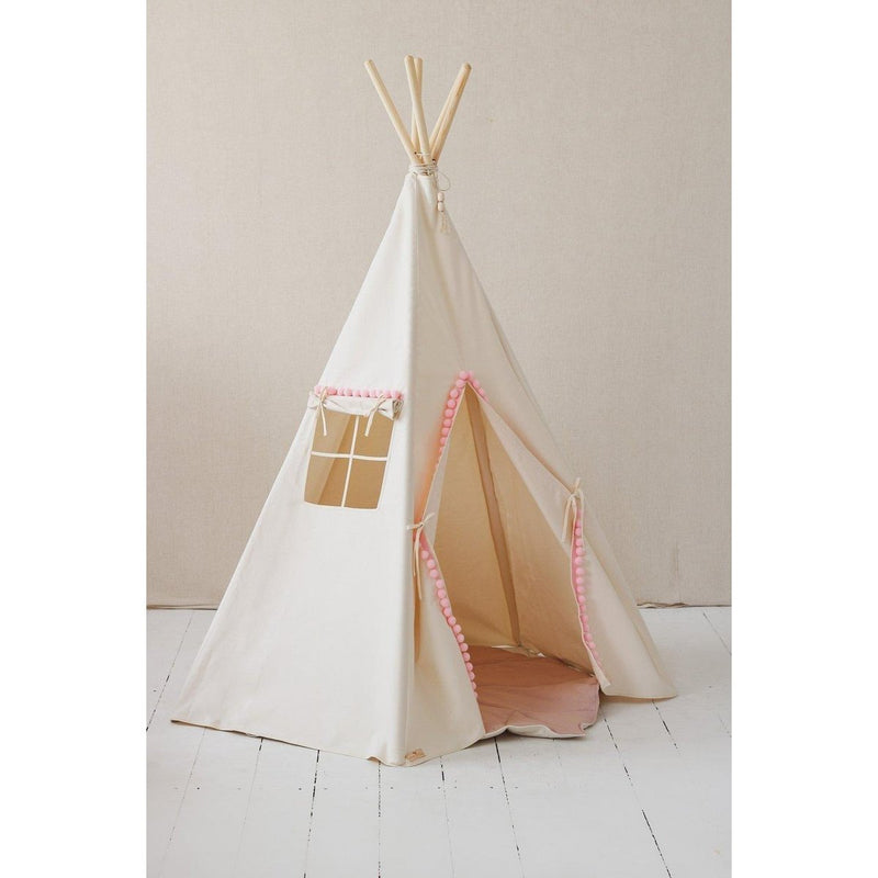 Tipi-Set „Fluffy Pompoms“