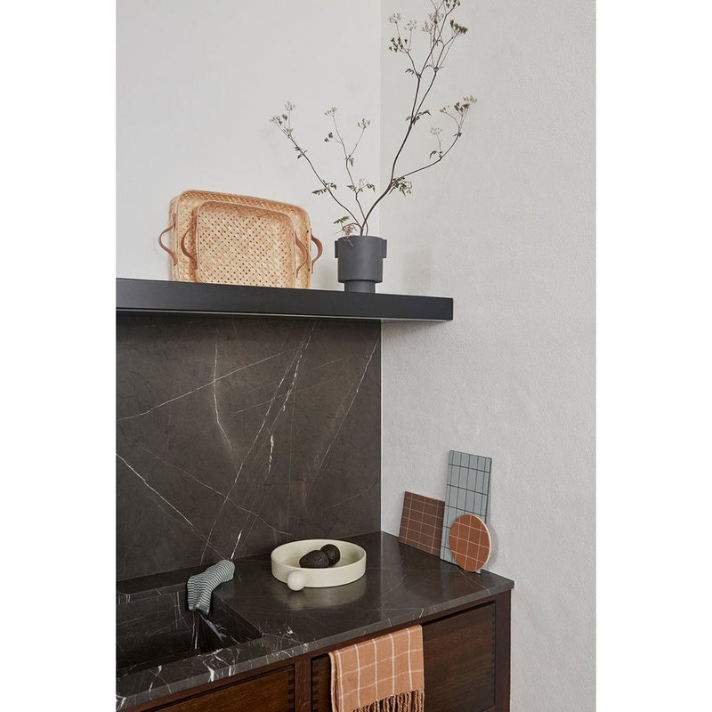 Inka Kana Topf – mittel – Anthrazit – Ø15 × H16 cm von OYOY Living Design – weitere Produktansicht 4