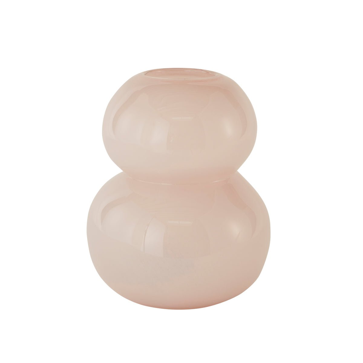 Lasi Vase – groß – Rose – Ø25,5 × H30 cm von OYOY Living Design