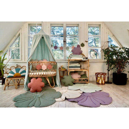 Moi Mili Samt-Blütenmatte „Violet Bloom“ – Produktfoto 2