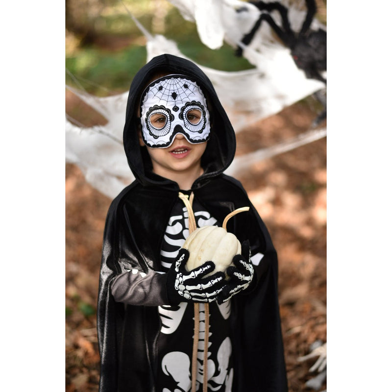 Totenkopfmaske „Black Halloween“