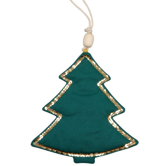 Moi Mili Weihnachtsbaum-Anhänger aus Baumwolle „Grün“ – Produktfoto 2