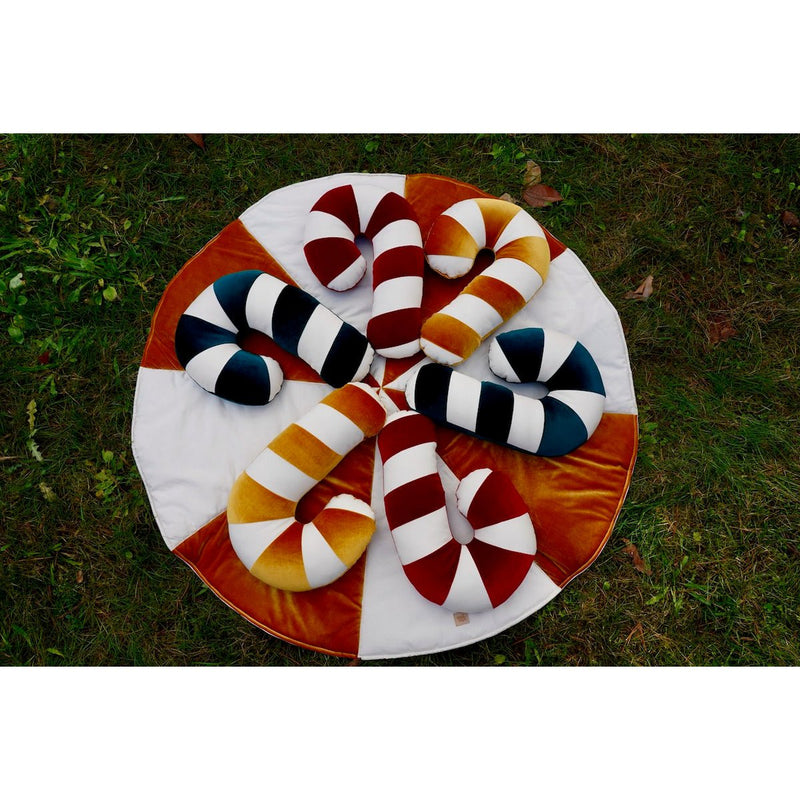 „Gold Lollipop“ Patchwork-Kissen