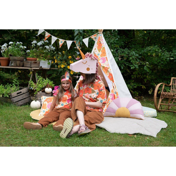 Moi Mili Kinder-Tipi-Zelt „Picknick mit Blumen“ – Produktfoto 8