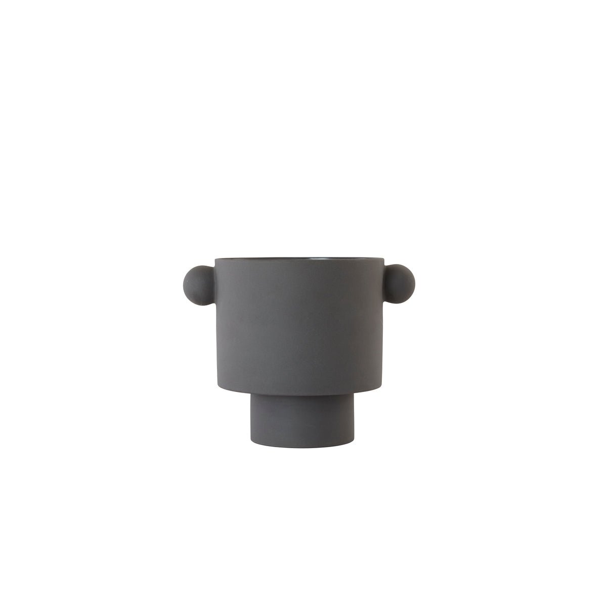 Inka Kana Topf – groß – Anthrazit – Ø30 × H23 cm von OYOY Living Design