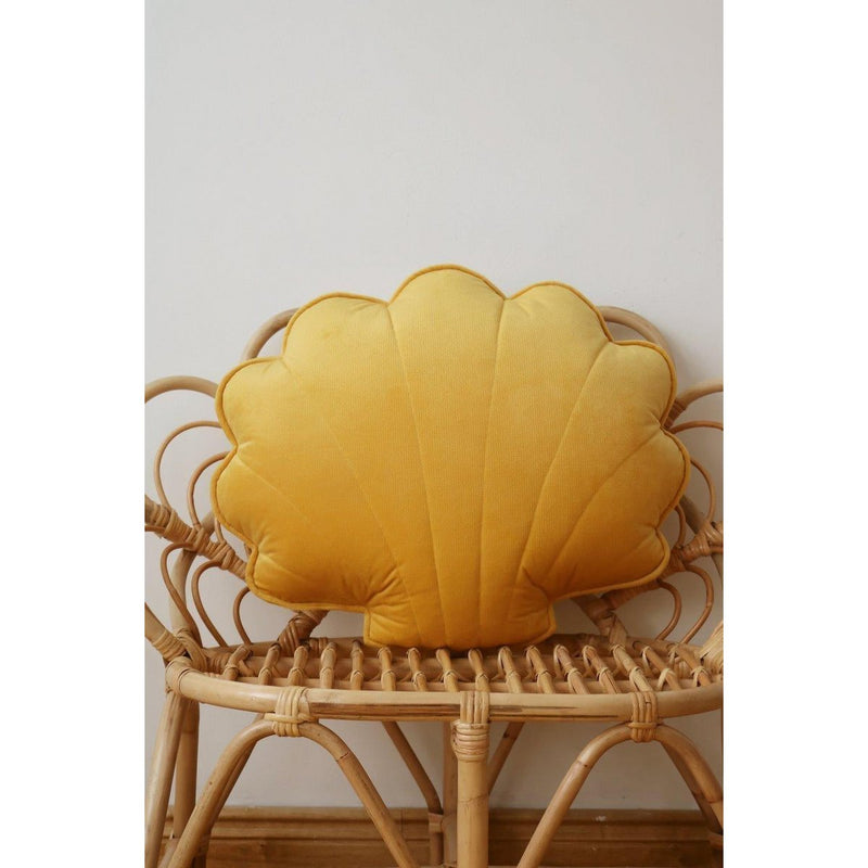 Samt-Muschelkissen „Honey“