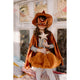 Samt-Katzenmaske „Ginger Kitty“