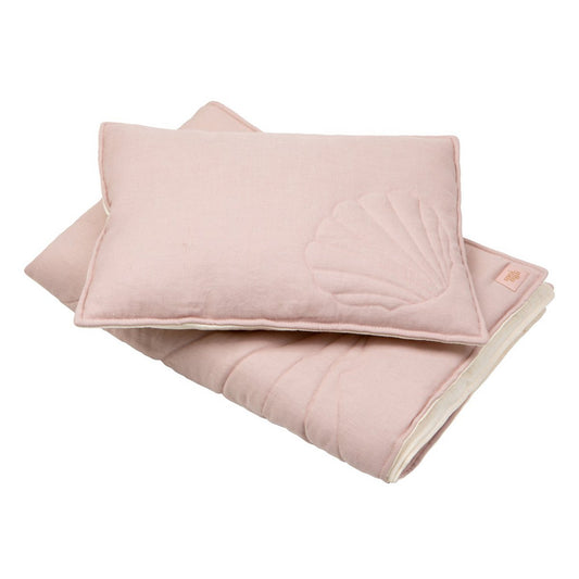 Moi Mili Leinen-Bettset „Shell Powder Rose“ – Produktfoto 2