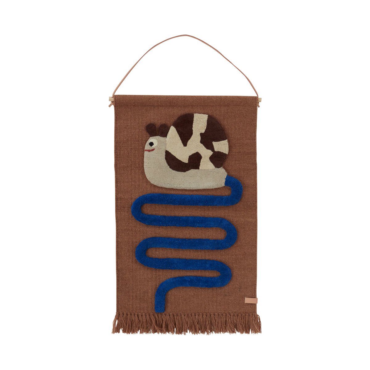 Sally Schnecke Wandteppich – H87 × B50 cm von OYOY MINI