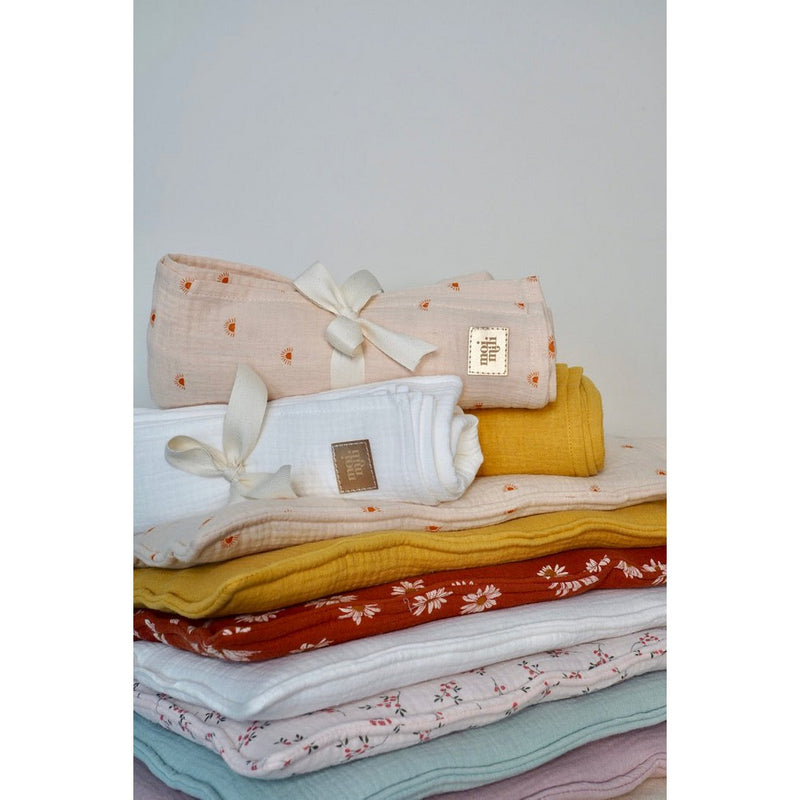 Musselin-Wickeldecke „Creme“