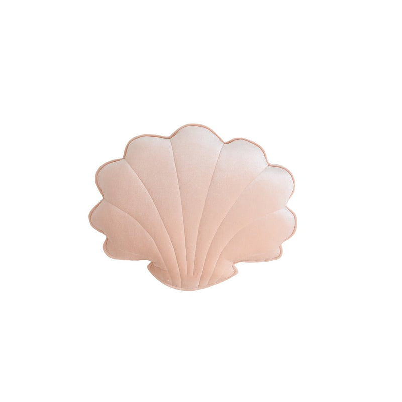 Samt-Muschelkissen „Apricot Pearl“