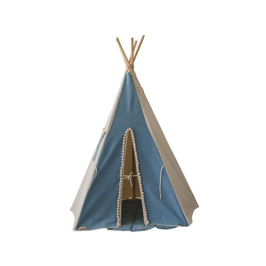 Moi Mili Tipi-Zelt „Jeans“ mit Pompons – Produktfoto 2