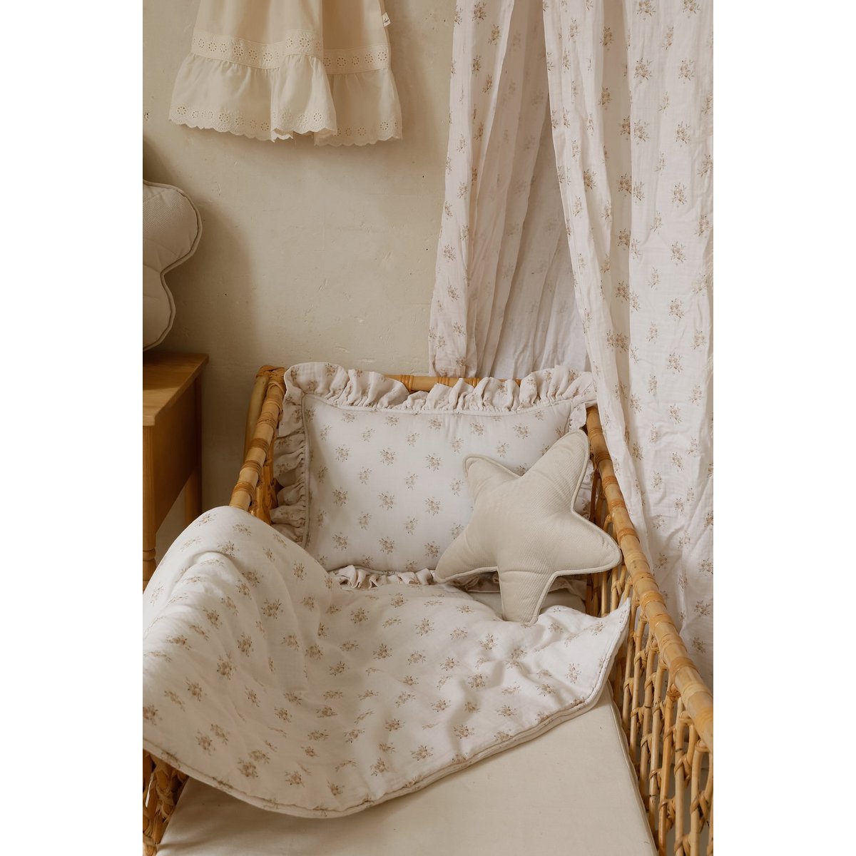 Moi Mili Musselin-Bettwäsche-Set „Boho Flowers“ – Produktansicht