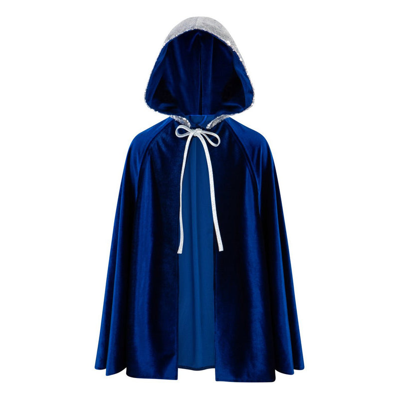 Zauberumhang „Snow Queen“ – Blau und Silber
