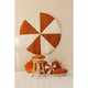 Runde Patchwork-Matte „Caramel Candy“