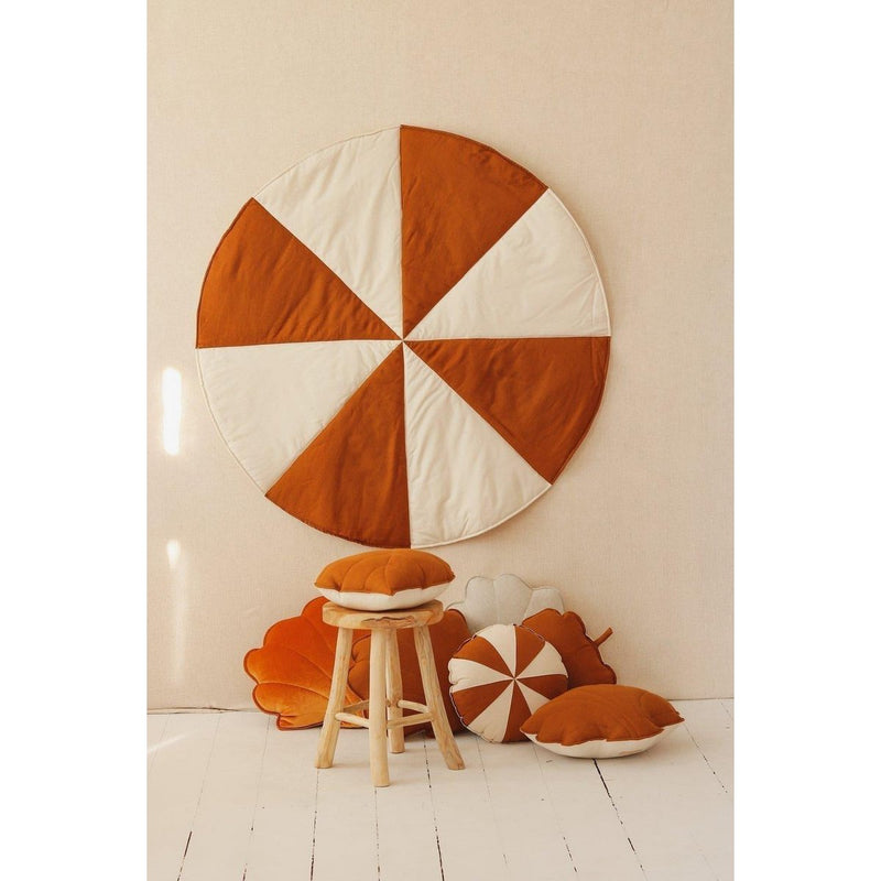Runde Patchwork-Matte „Caramel Candy“