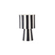 Toppu Topf – klein – Weiß/Schwarz – Ø10 × H15 cm von OYOY Living Design
