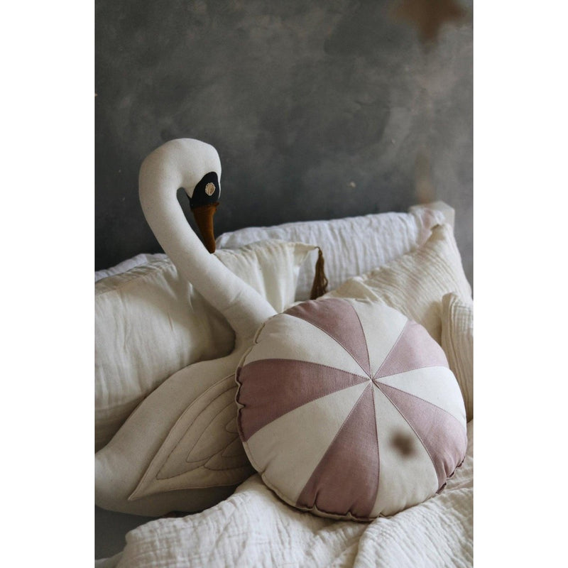 Leinen-Candy-Kissen „Powder Pink Candy“
